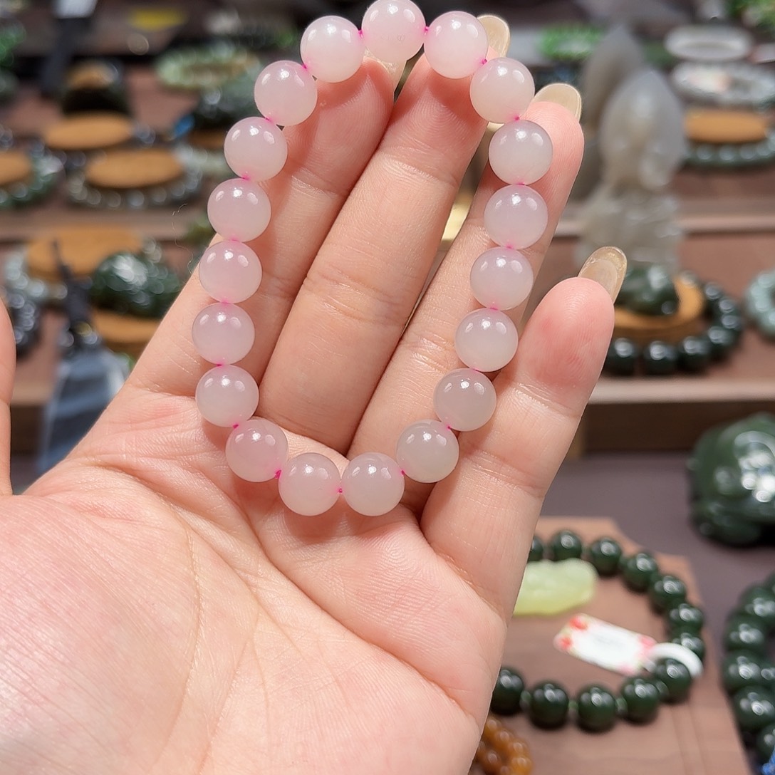 海***星和田玉未镶嵌手链10 