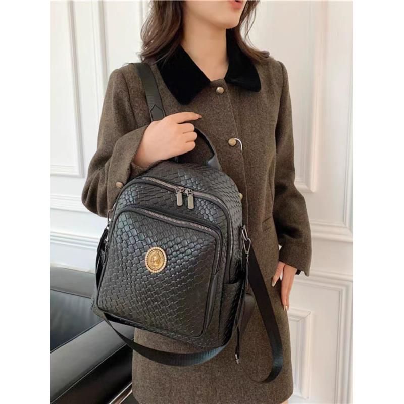 双肩包女2025大号新款时尚百搭潮休闲旅行女士背包小包包