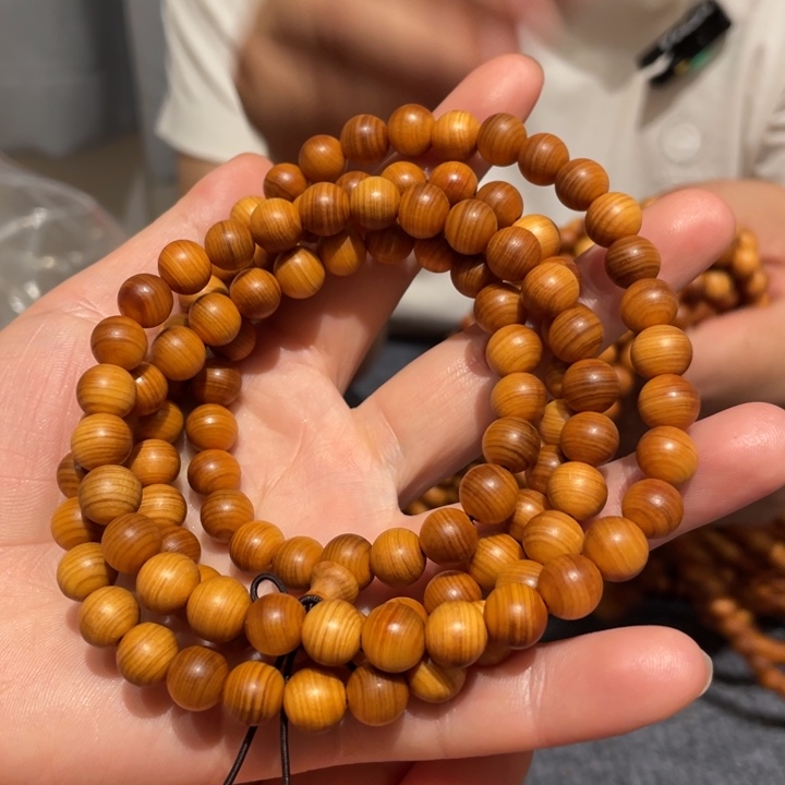 柏木（崖柏）0.8红油手链