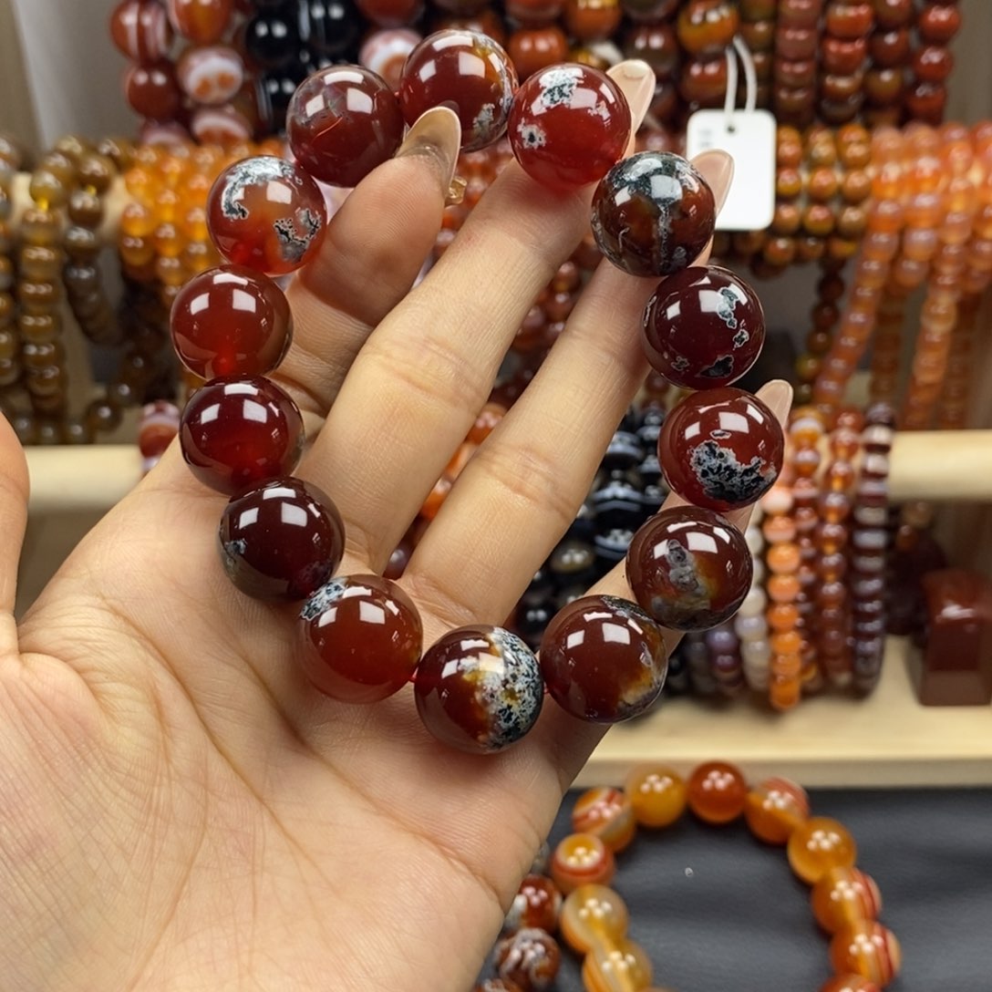 玛瑙/玉髓手串未镶嵌D***L