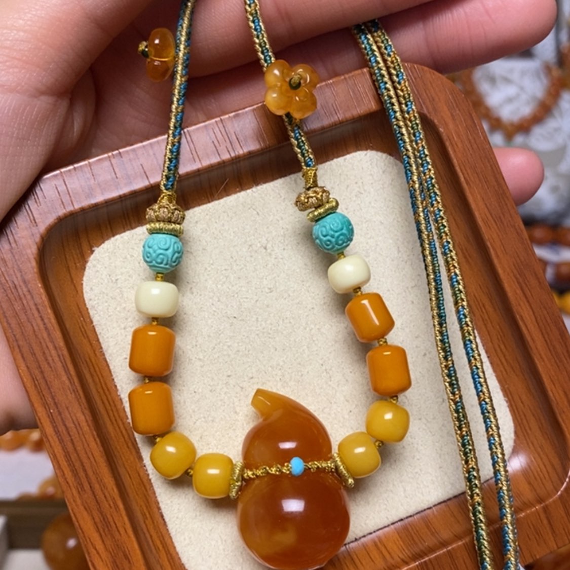 【闪购商品】蜜蜡颈饰未镶嵌项链