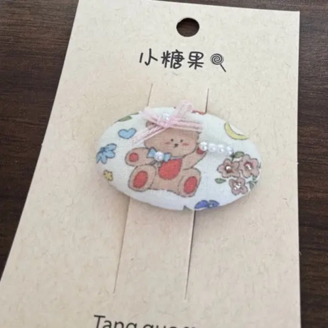 春夏新款手工少女可爱风卡通发夹网红款