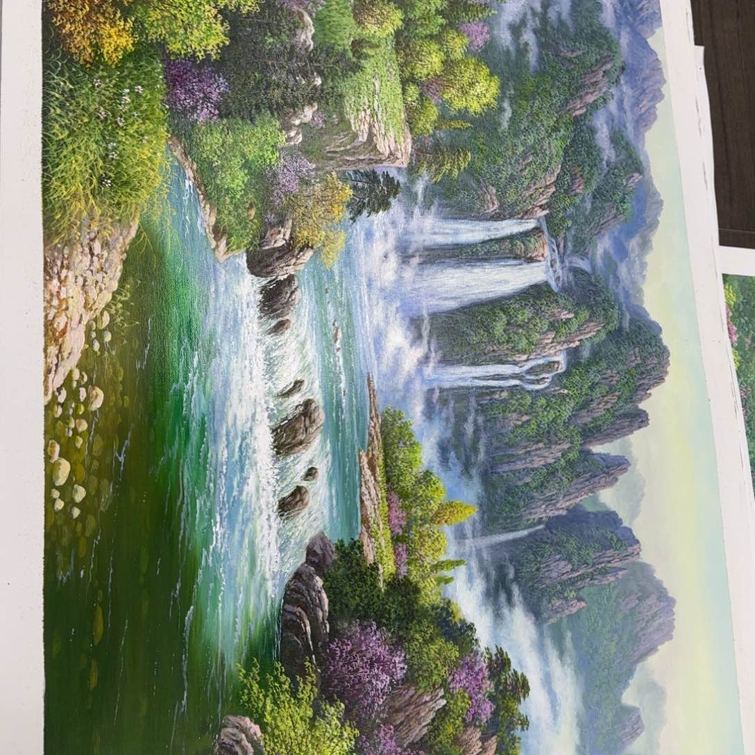 油画我是一只小小鸟地域鬼的