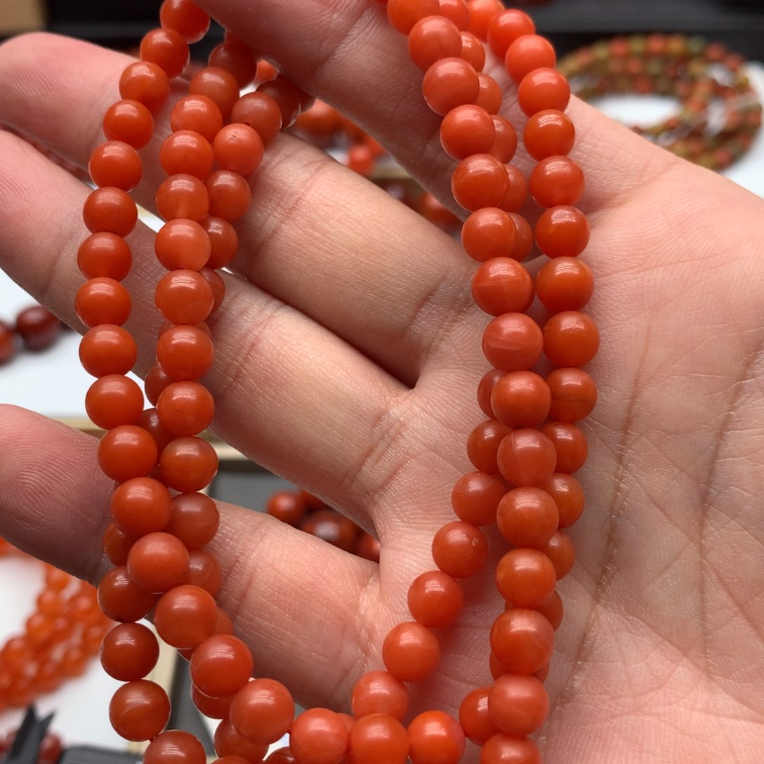 南红玛瑙手链，发货一个未镶嵌