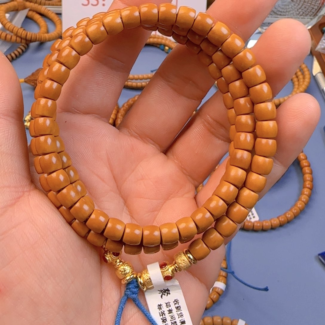 橄榄核手串喜****孩核尖直切尺寸6.6