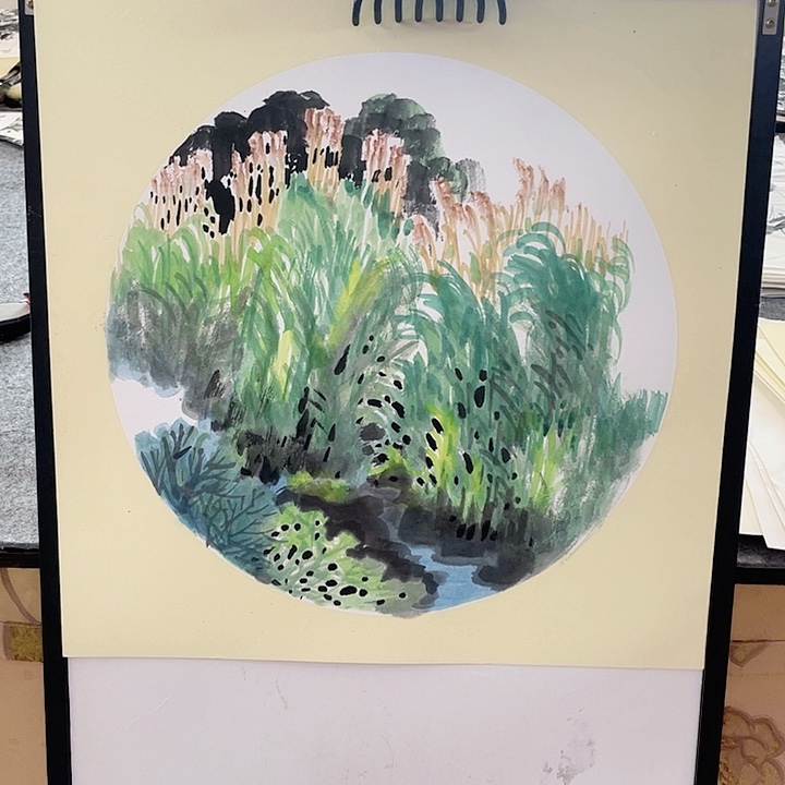 国画张圣敏先生纯手绘作品