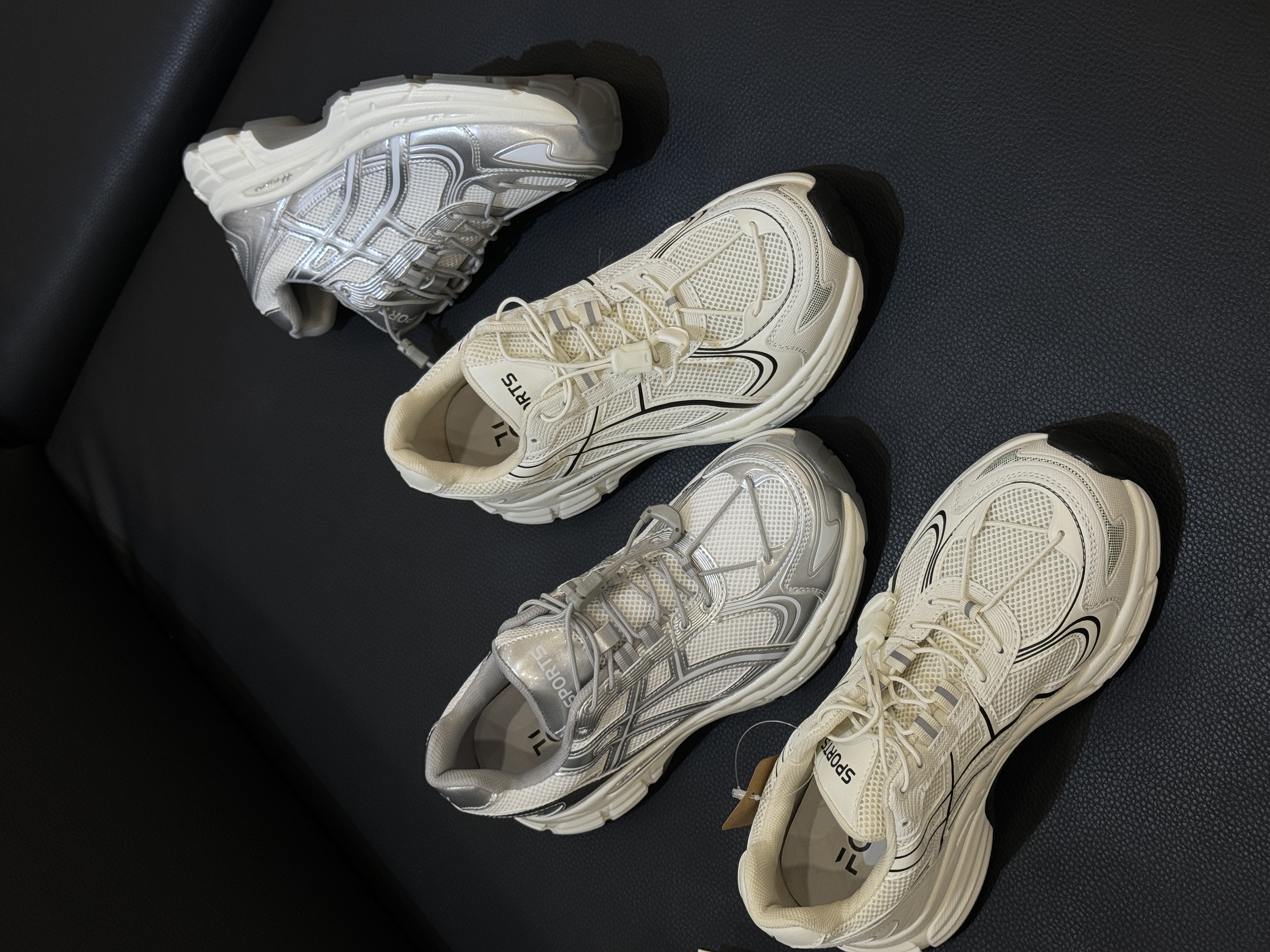 韩版夏款网面老爹鞋时尚网红百搭夏季透气舒适百搭经典厚底潮鞋