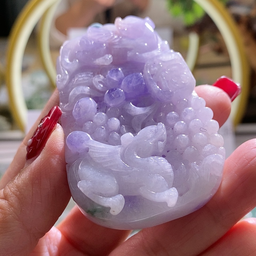 【闪购商品】翡翠颈饰未镶嵌貔貅