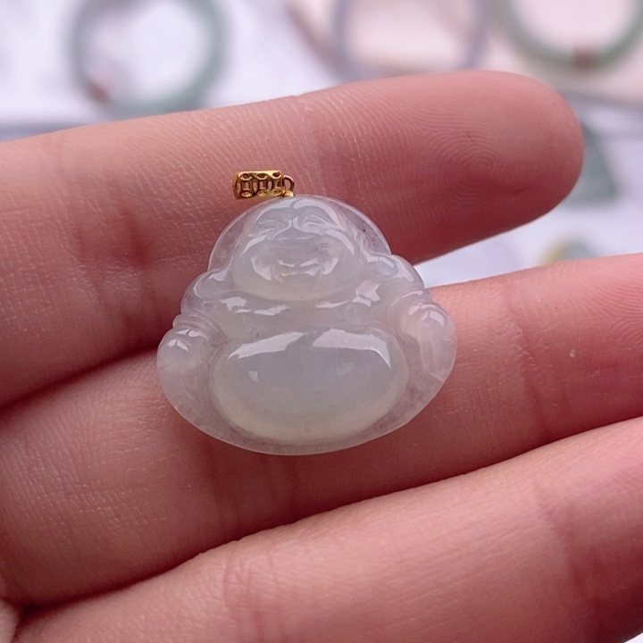 翡翠吊坠(不含链)未镶嵌周****鱼