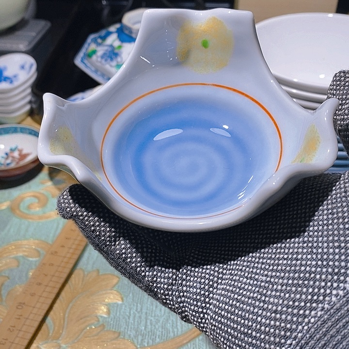 瓷片新年快乐万事如意