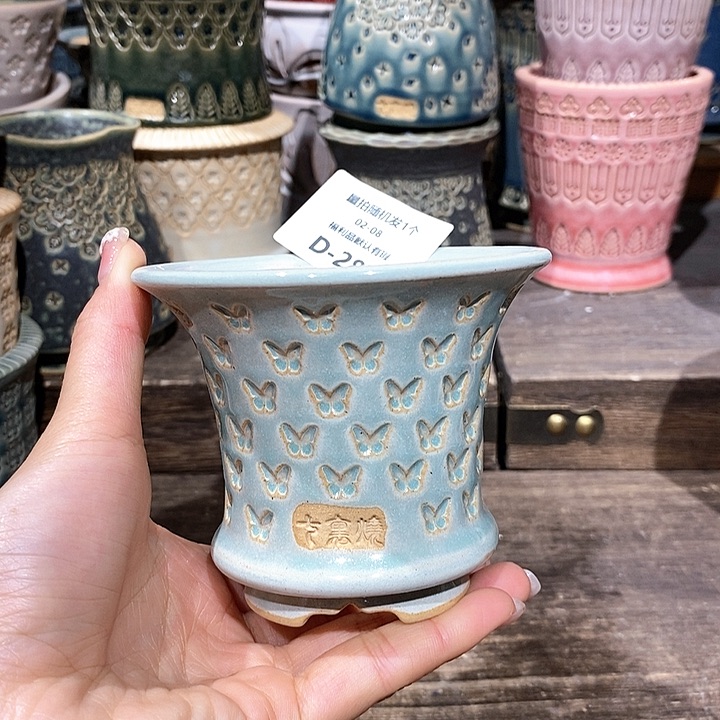 七里烧花盆2-8-287口径9