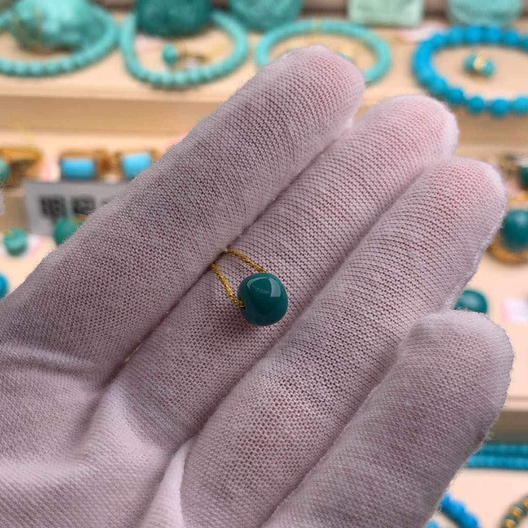 绿松石珠宝奇石未镶嵌7.8