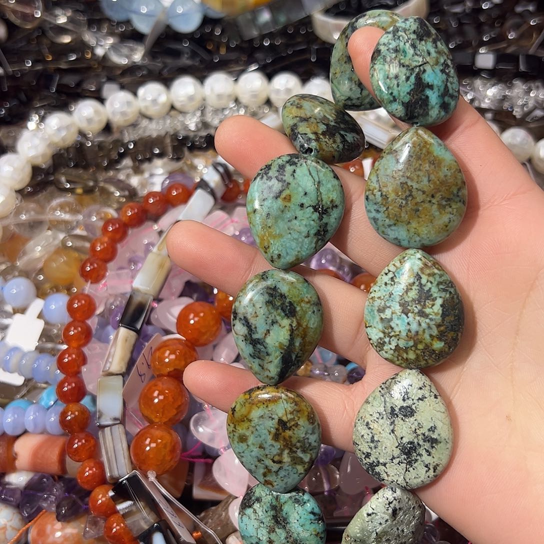 玛瑙/玉髓散珠非洲松