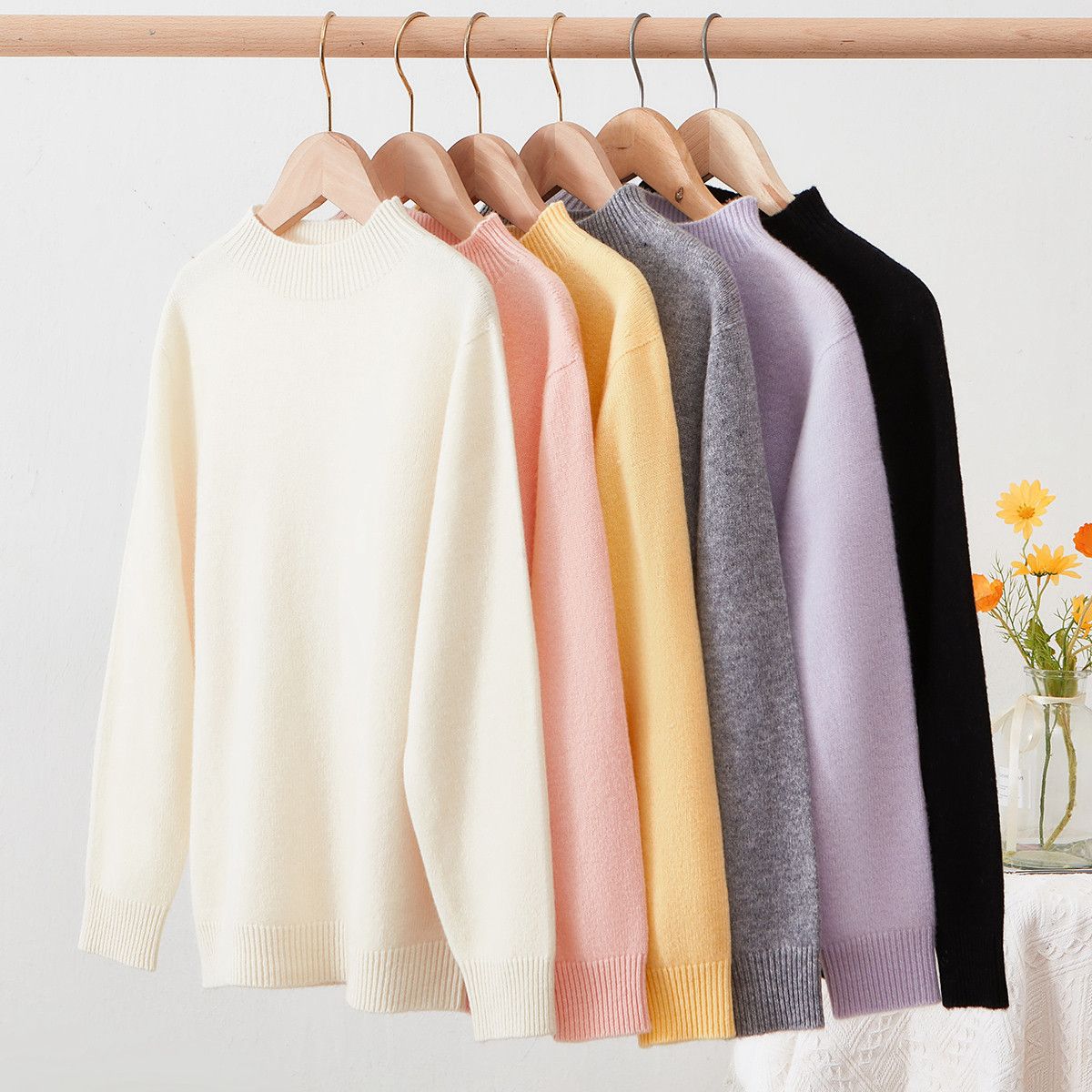 2025年新款无缝羊毛衫超柔软超舒服
