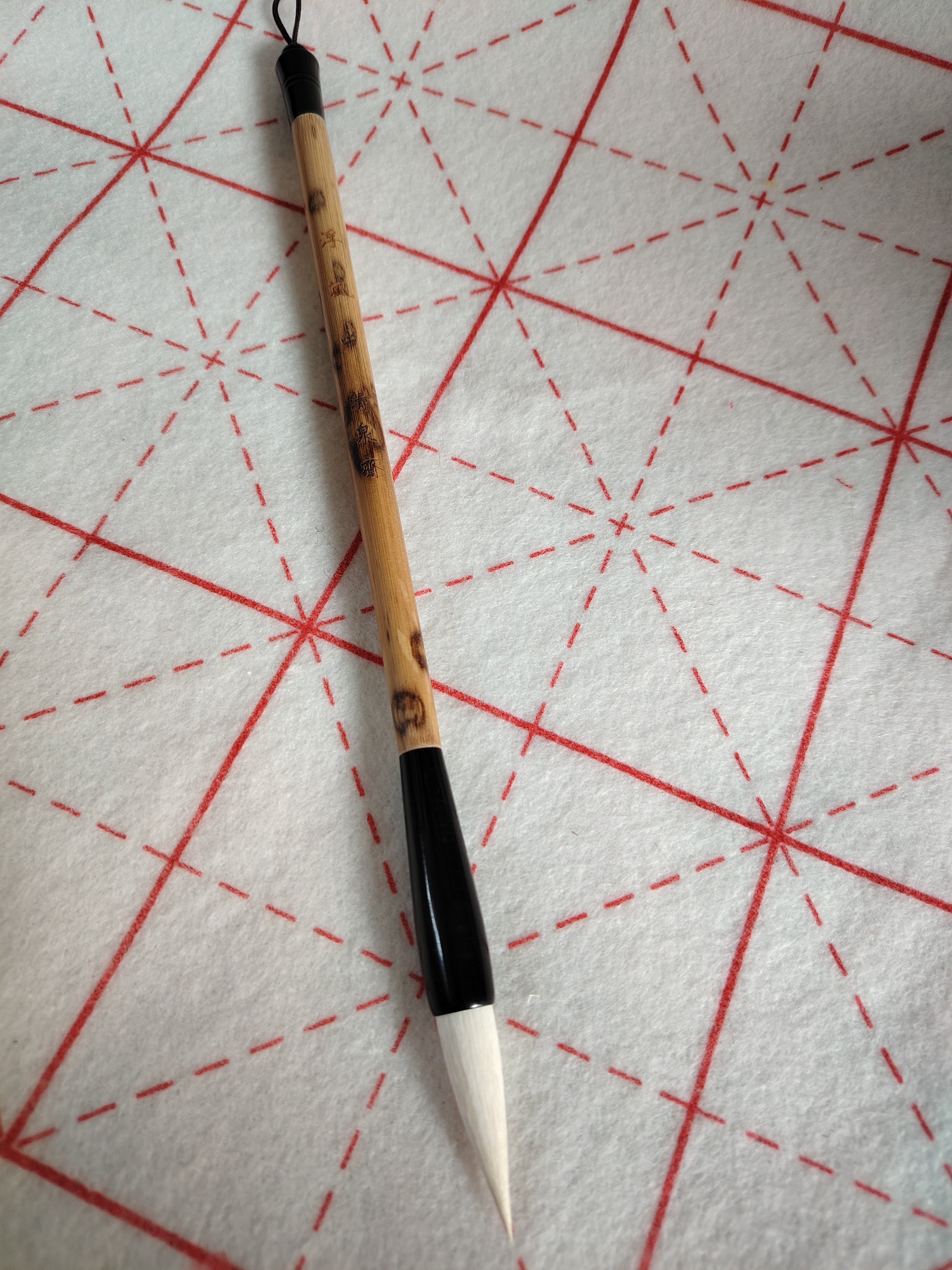  浮岚  中 羊毫毛笔  出锋3.6口径1楷书行书隶书篆书 国画毛笔