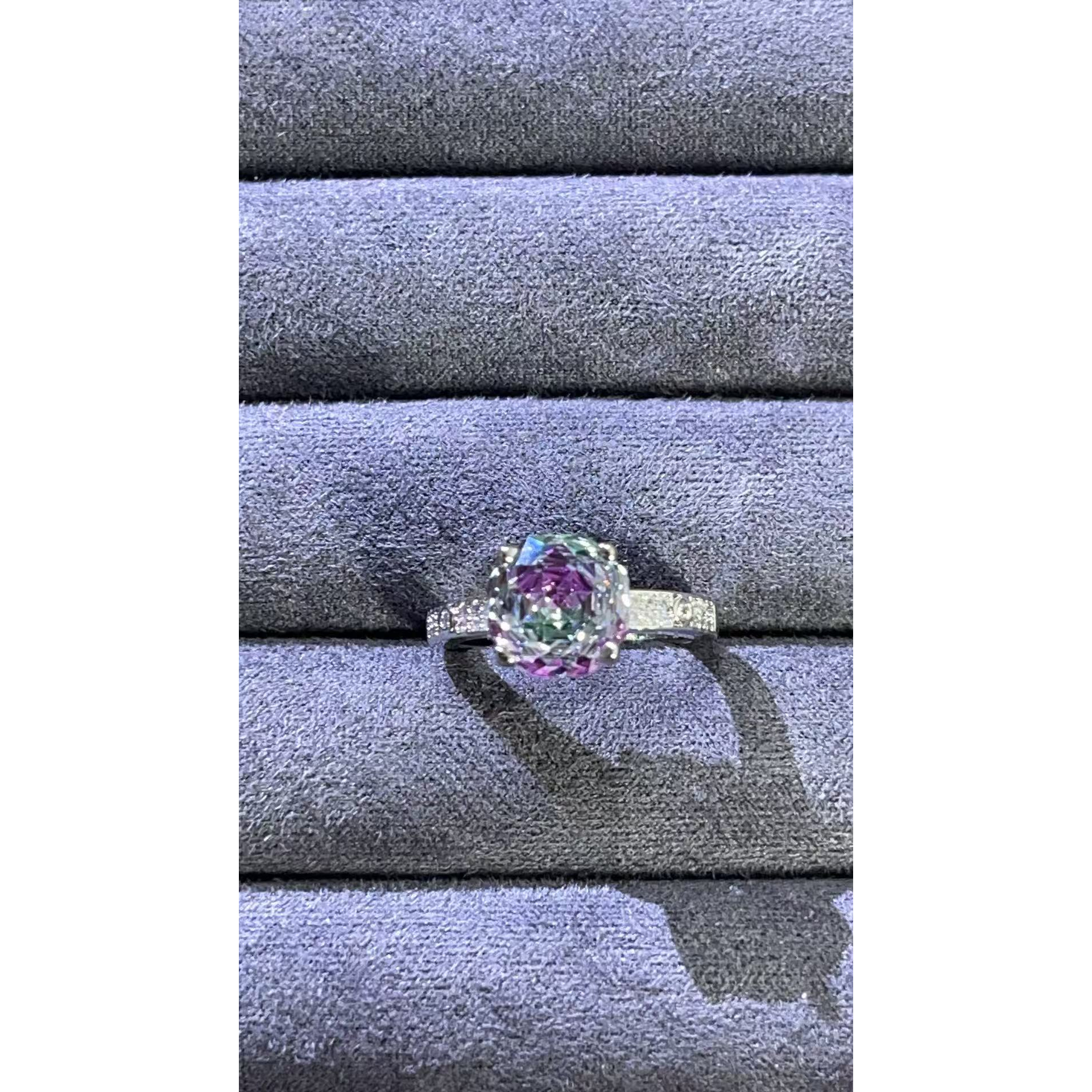  福玺甄选多色圆戒指6382