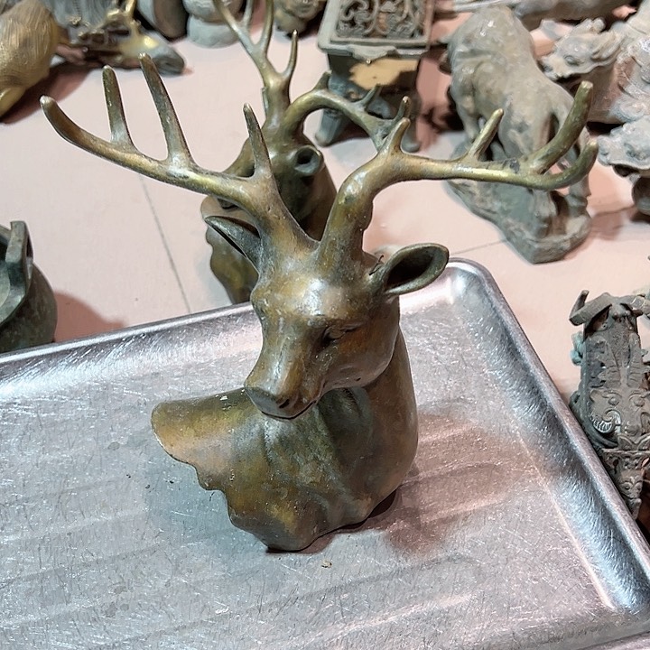 丽*黄铜摆件工艺品，