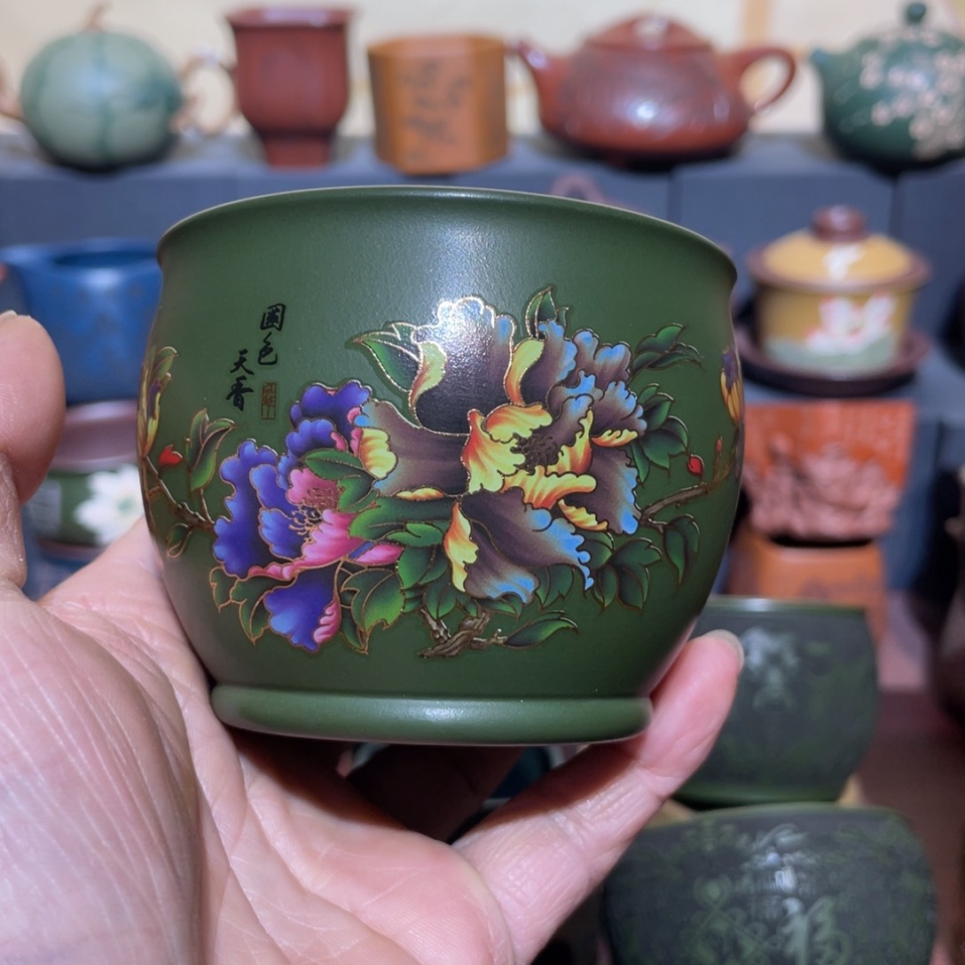 原矿紫砂手工主人杯