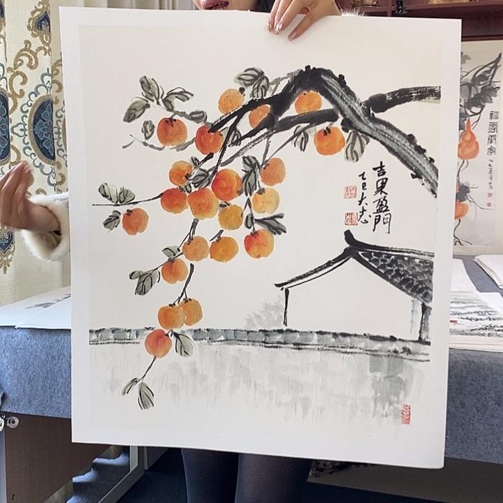 国画纯手绘国画写意作品50*60