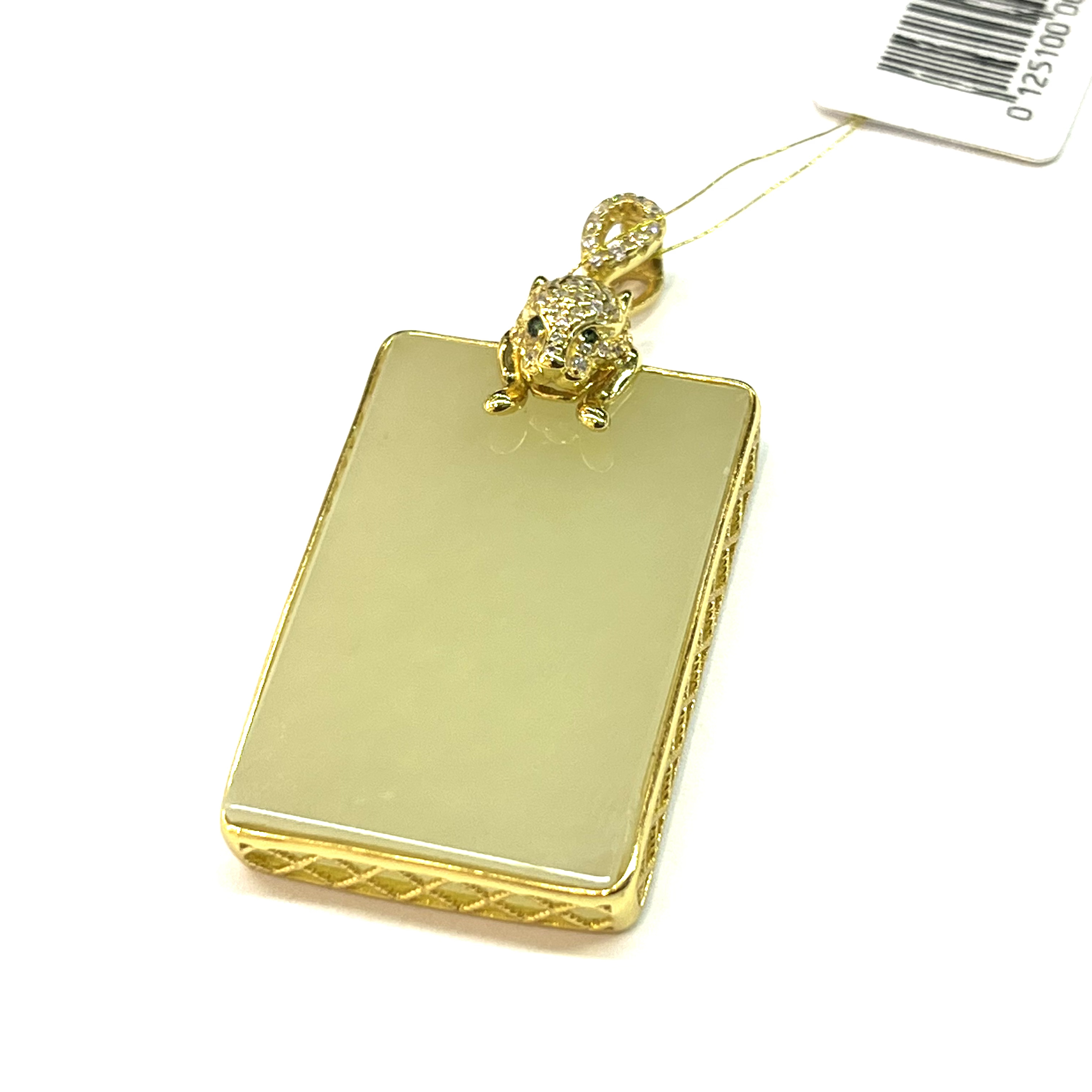 |和和美玉|豹头 无事牌吊坠 国潮 天然和田玉 S925银多样性发其一