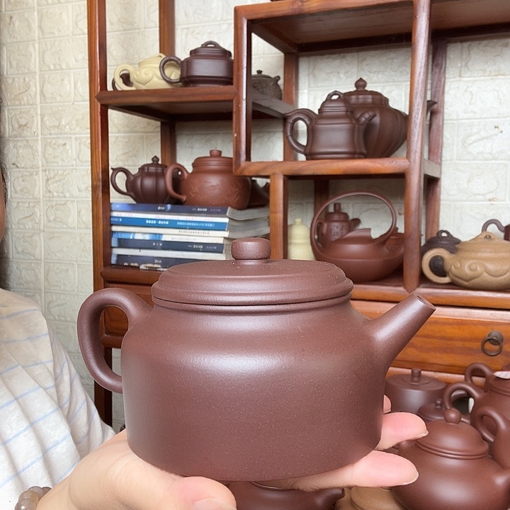 茶壶紫砂大德钟500cc半手工
