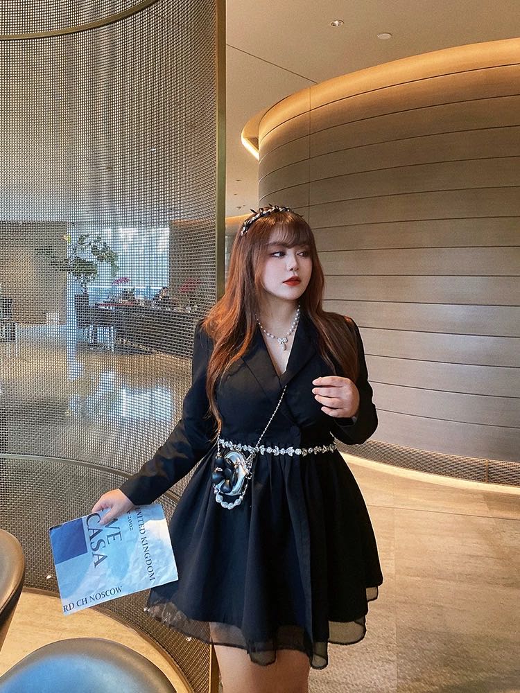 宁宁家网红微胖大码女装