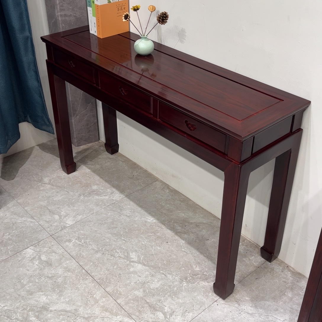 黑酸枝木类家具玄关桌