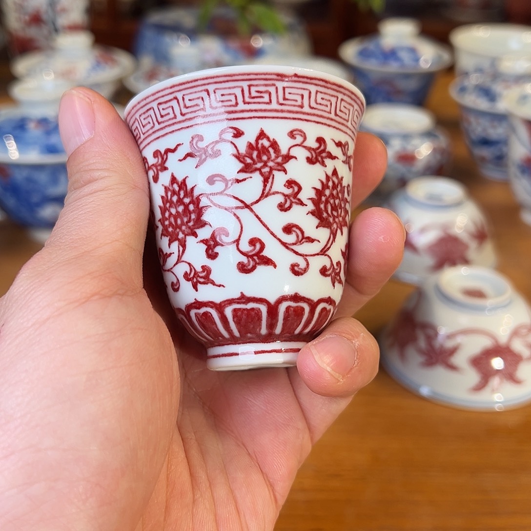 良***能景德镇岚溪釉里红瓷器