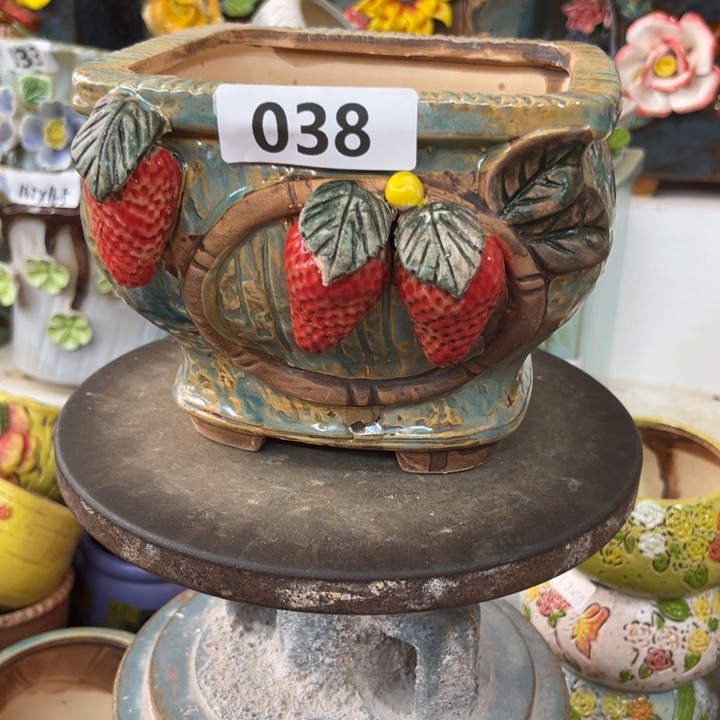 紫砂花盆粗陶材质多肉花盆