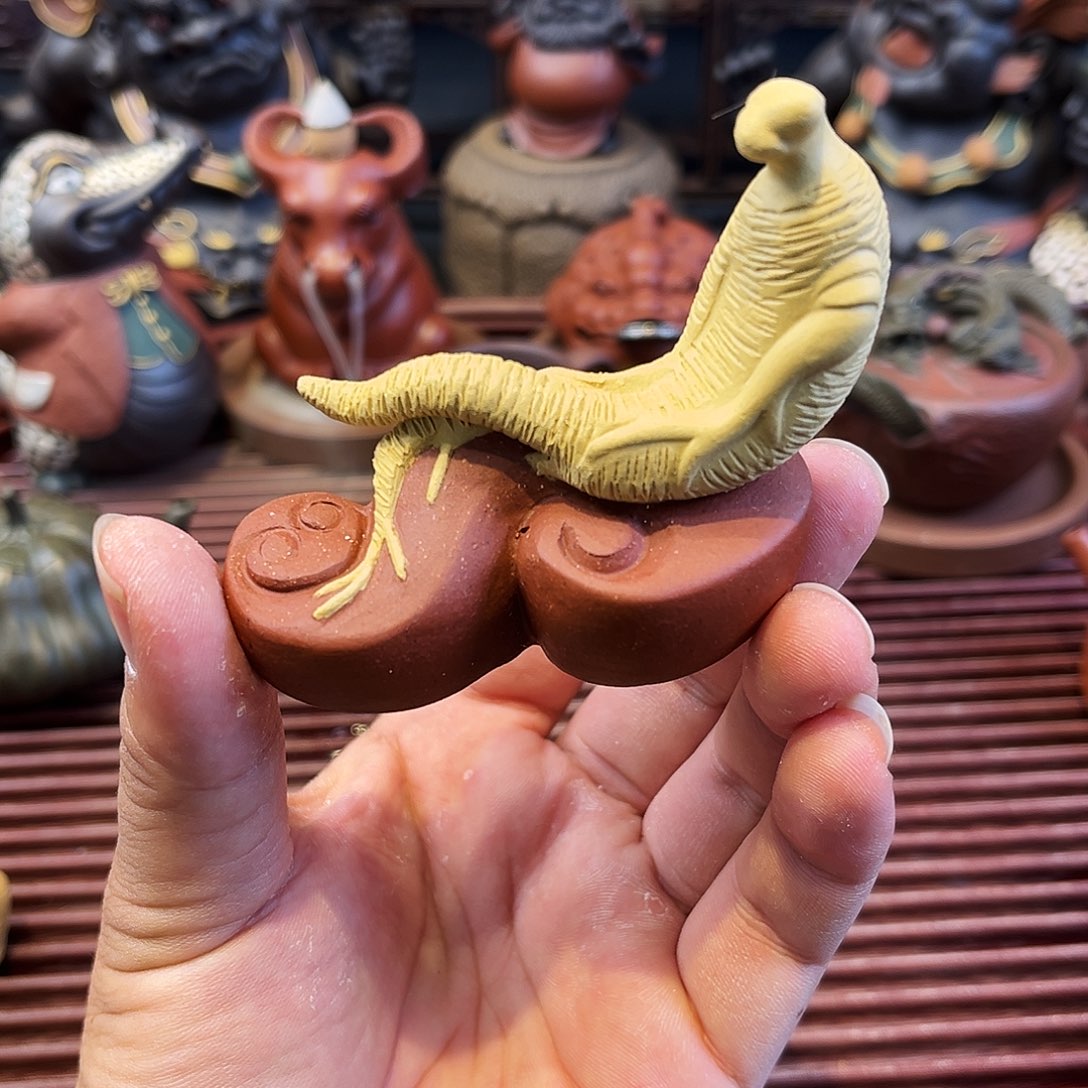 紫砂茶杯高端紫砂雕塑茶宠