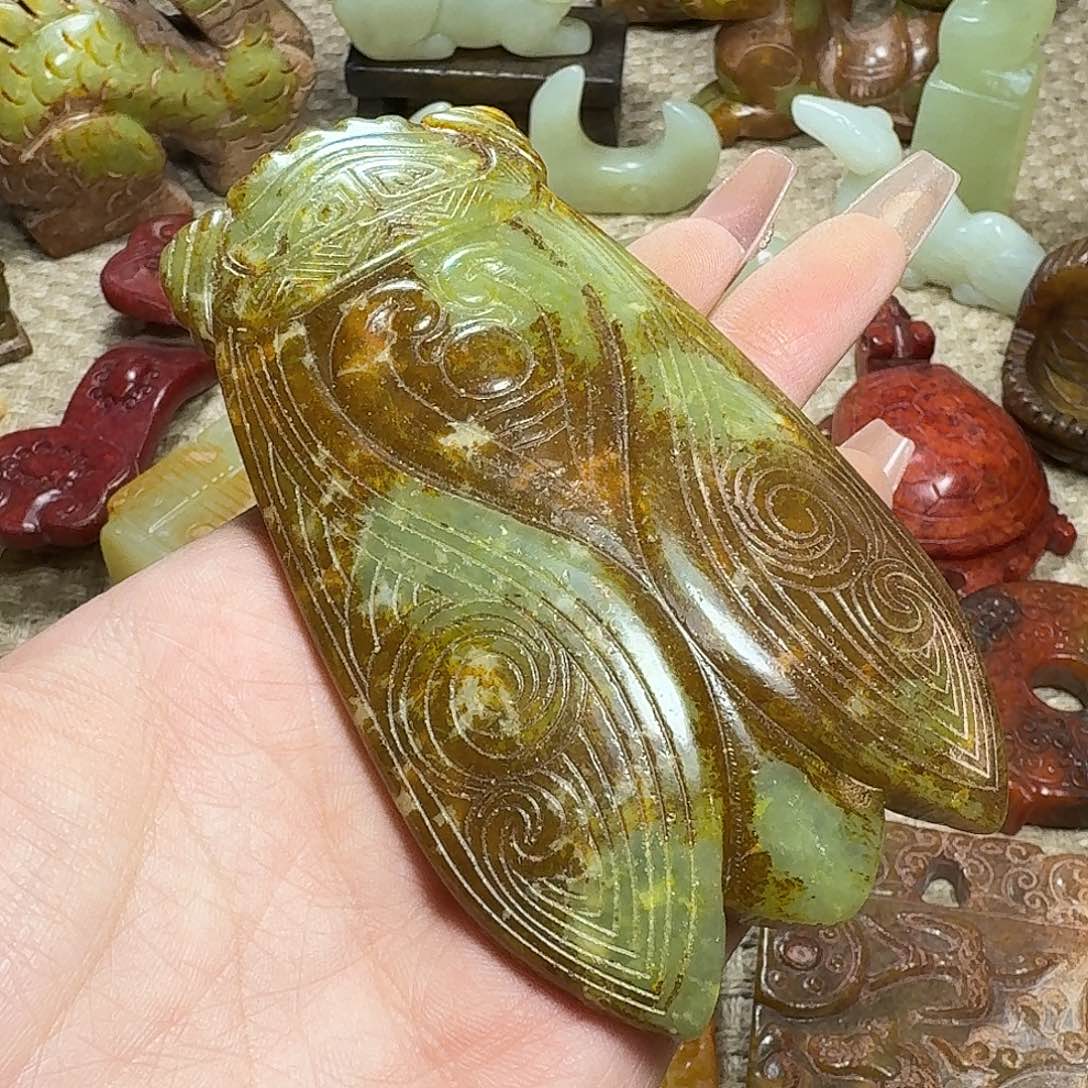 白玉菩提吊坠挂件