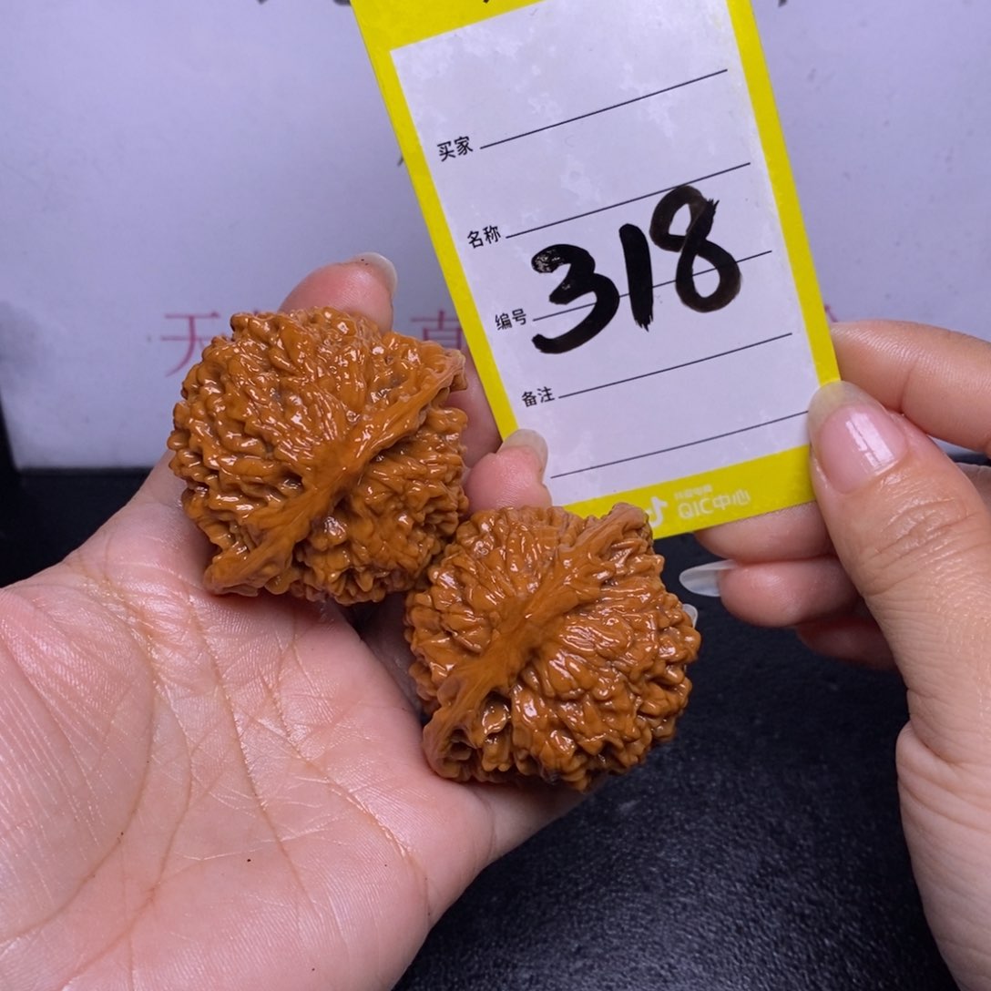 文玩核桃把件318/47官帽练手对