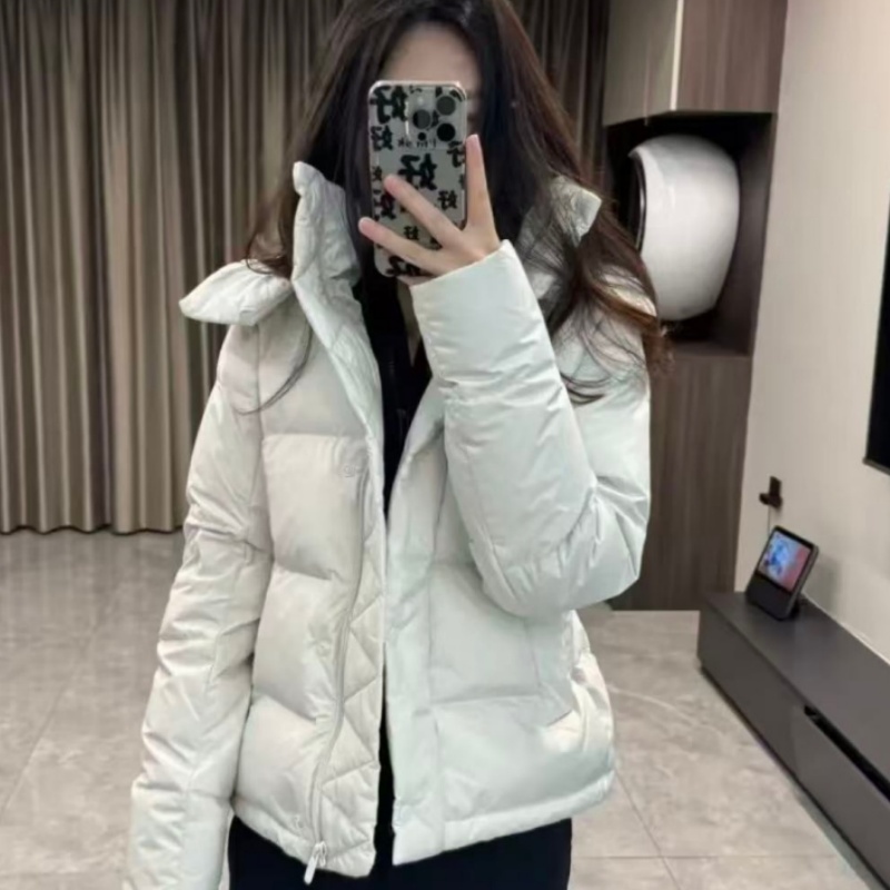 五格泡芙羽绒服女款连帽收腰女-千斤3774专属