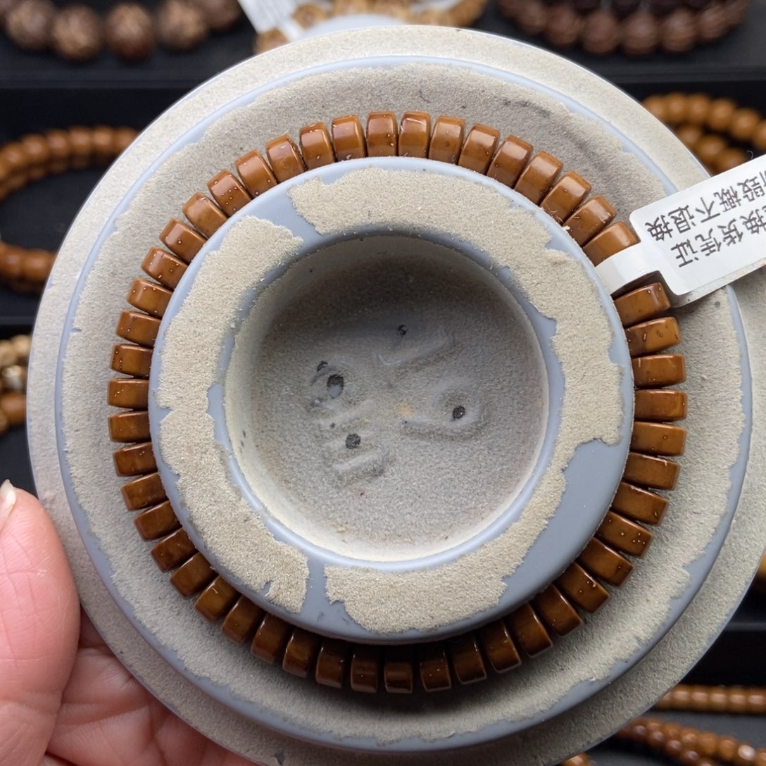 紫金鼠手串7/4mm实心鼠片精品