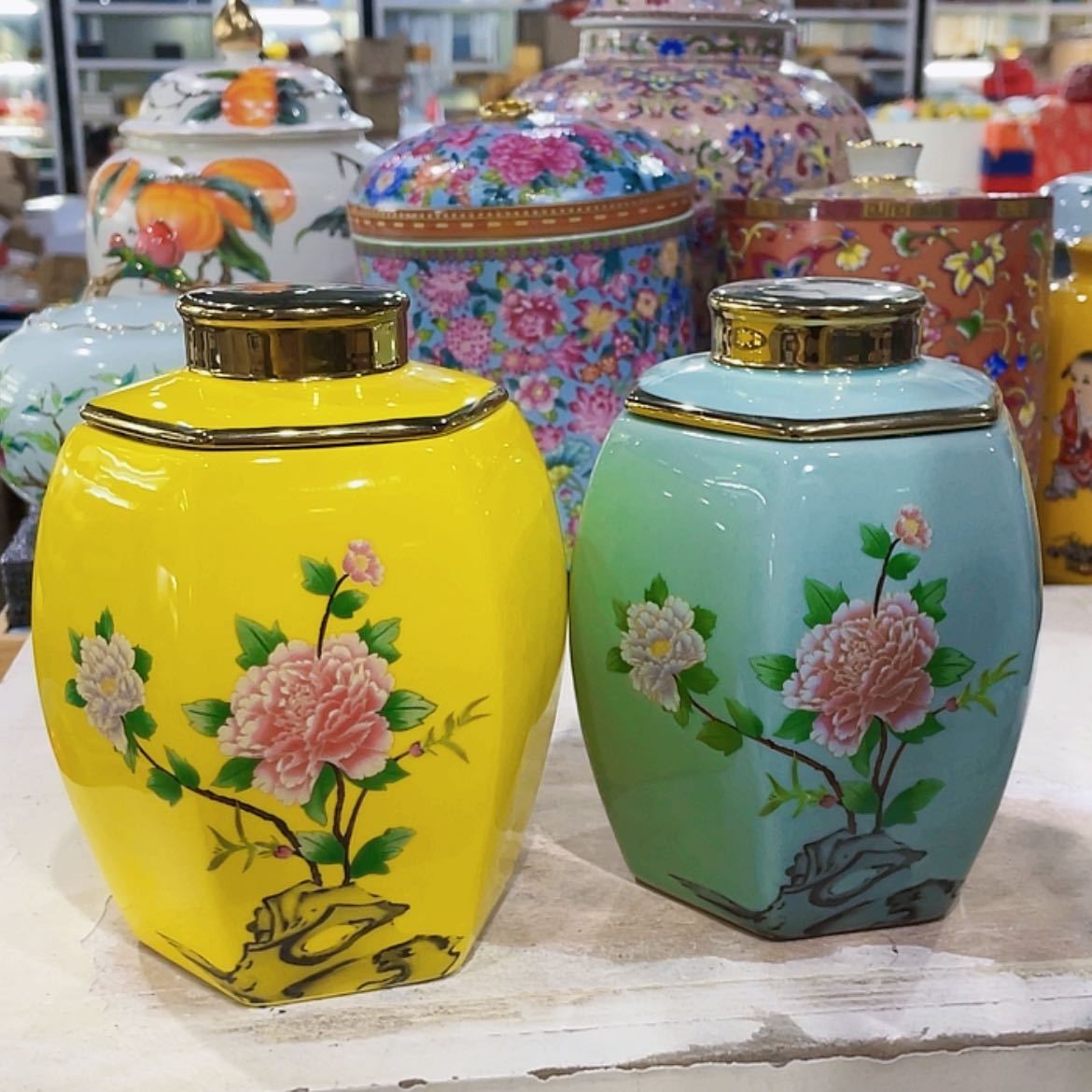 【闪购商品】罐陶瓷茶叶罐密封罐