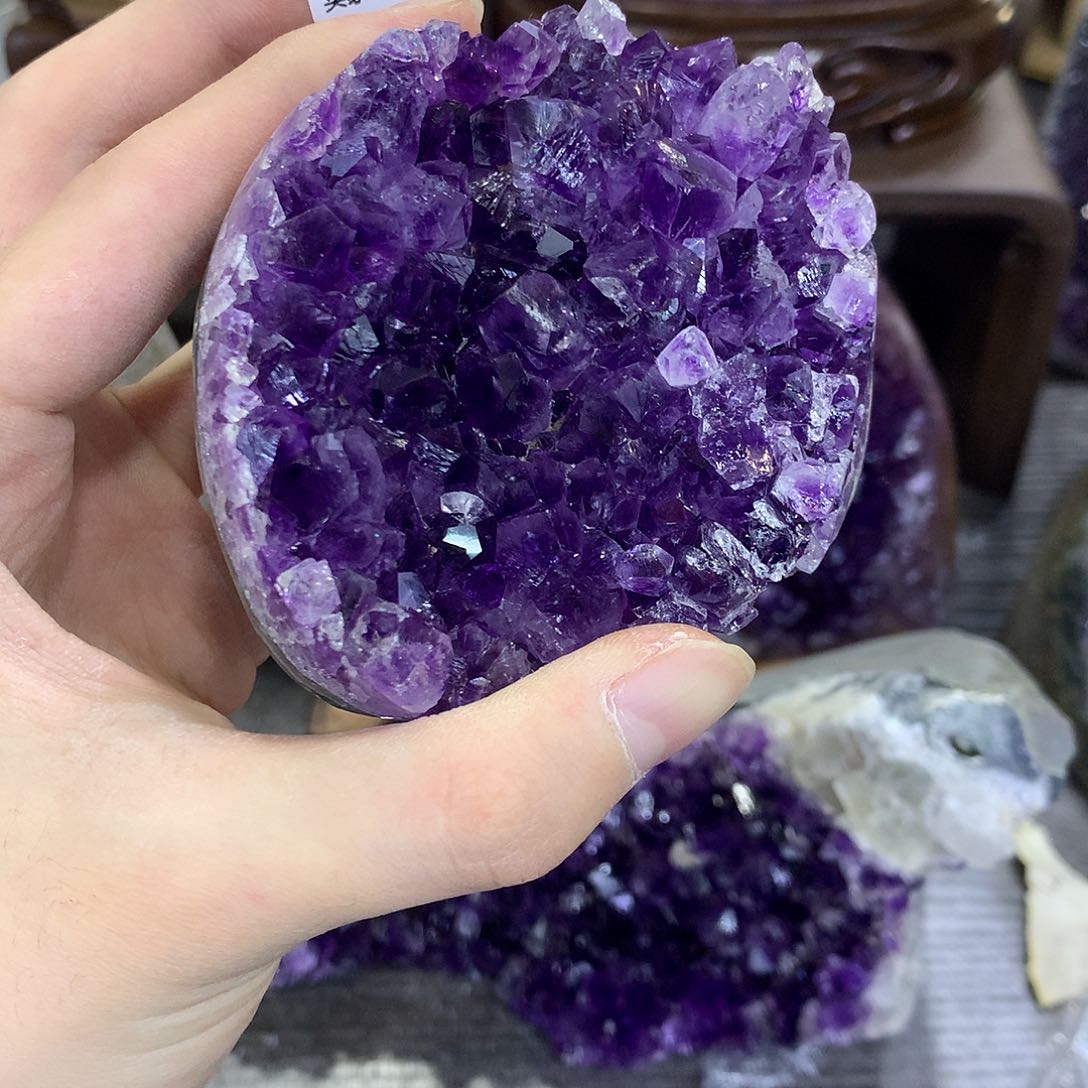 紫晶珠宝半成品未镶嵌019