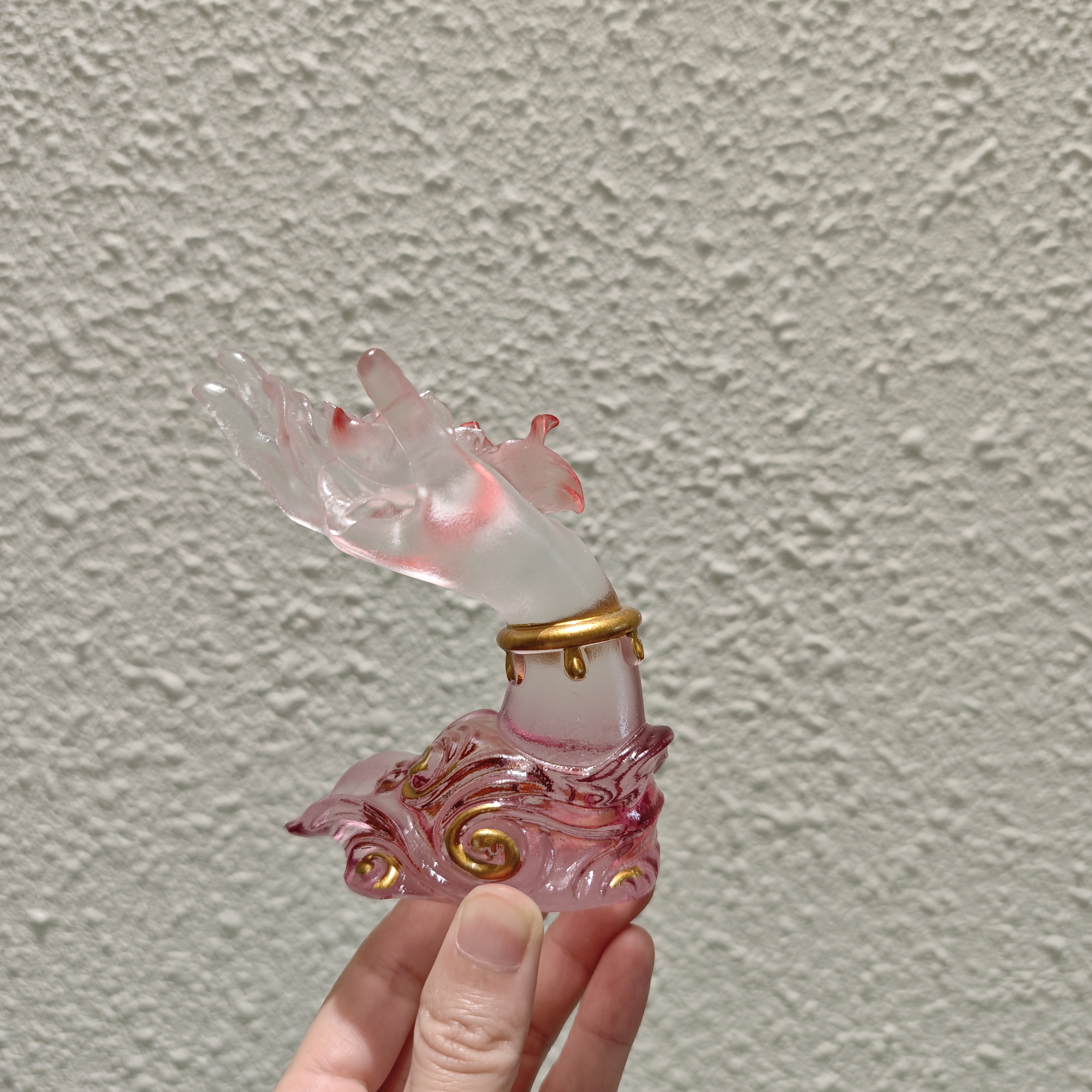 留器琉璃佛手香插-粉色BL0031