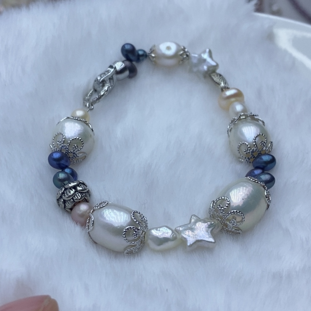 非金属非金属复古白巴手链