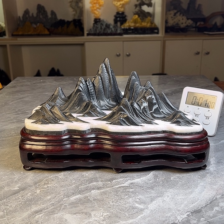 戒***烟奇石茶宠鱼缸文房摆件