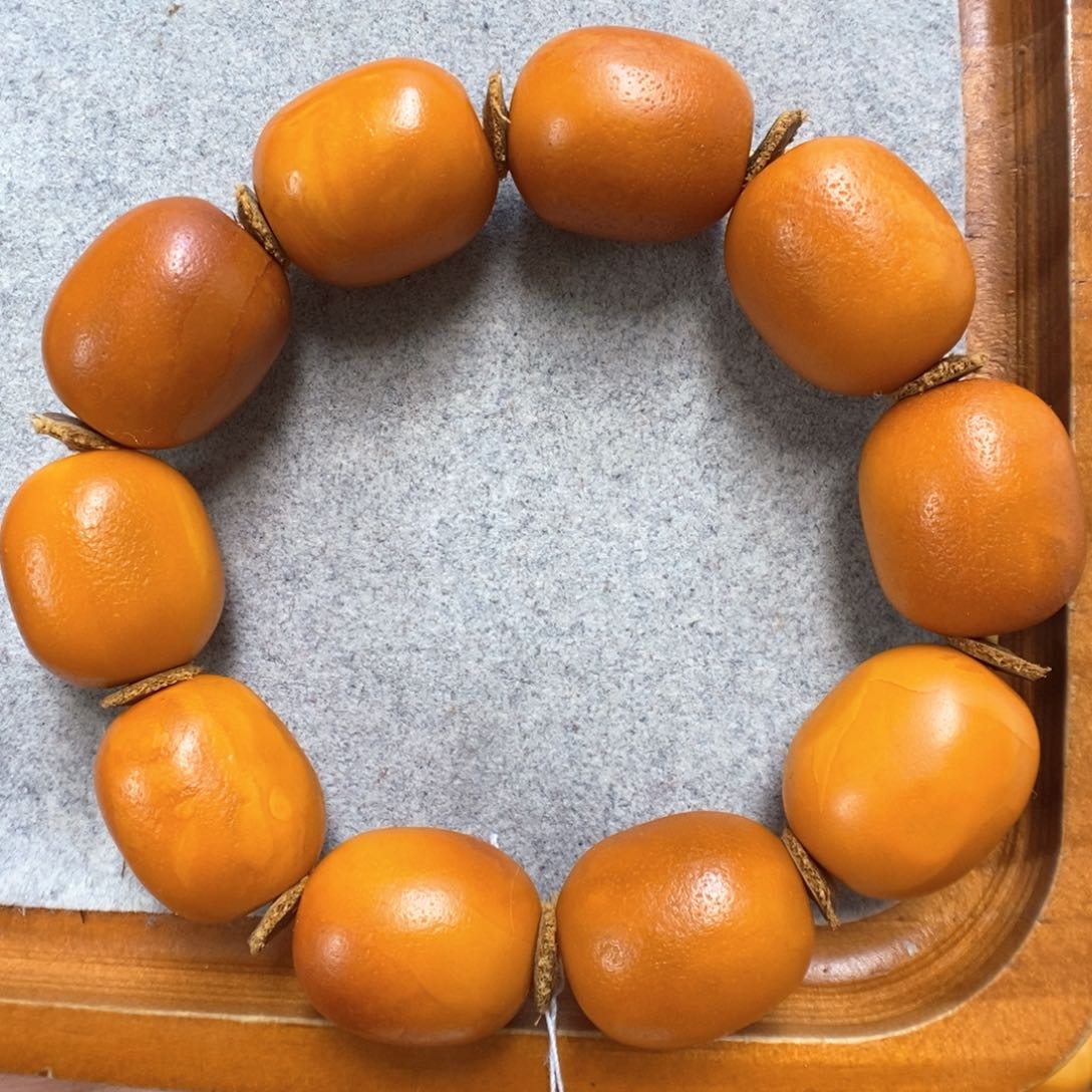 蜜蜡手串未镶嵌蜜蜡手串