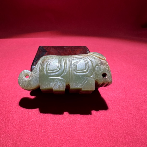 明早期圆雕玉虎—HBG128797