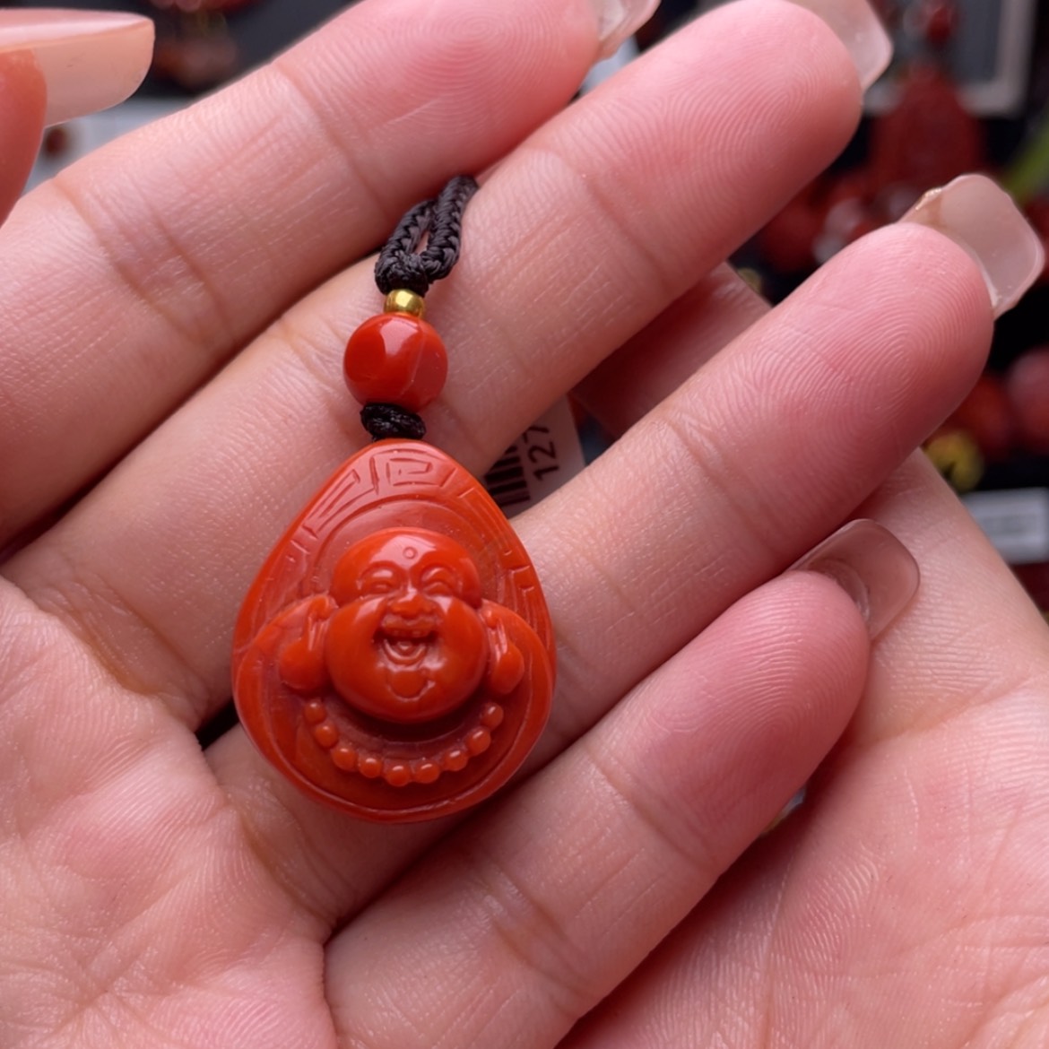 【闪购商品】南红玛瑙弥勒佛未镶嵌薇*乐
