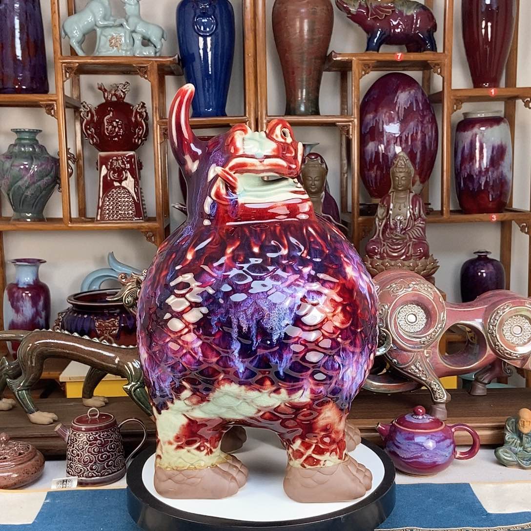 摆件五大名窑钧窑012