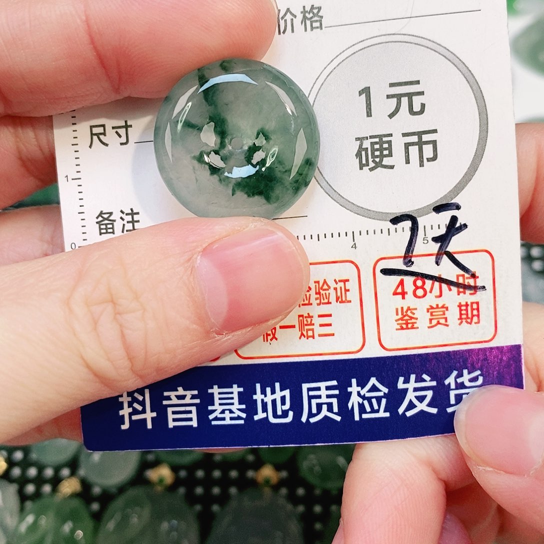 翡翠颈饰未镶嵌吊坠