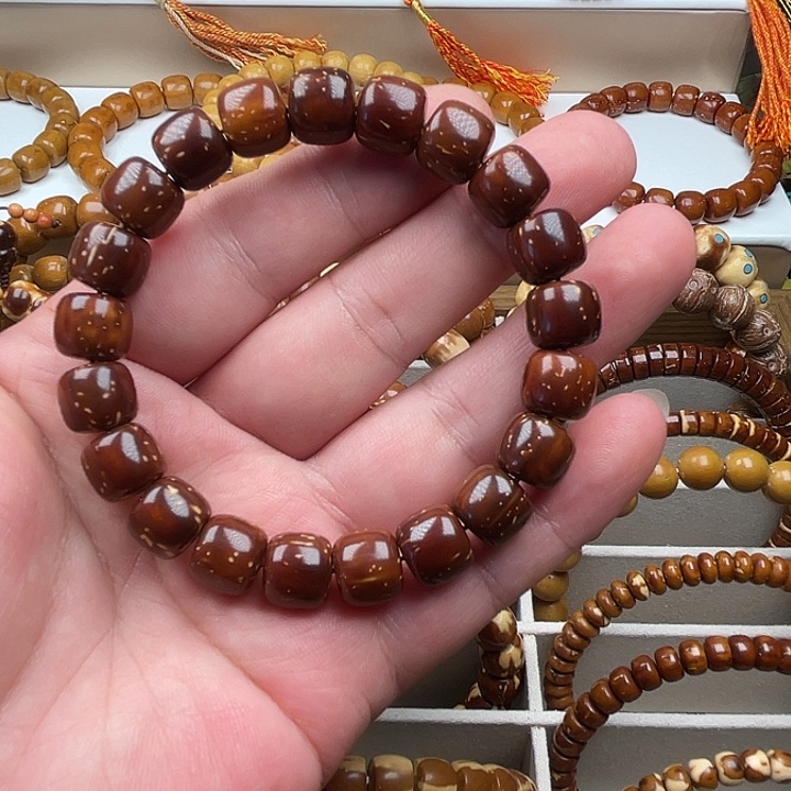 妖***️手串紫金鼠紫金鼠实心老型手串