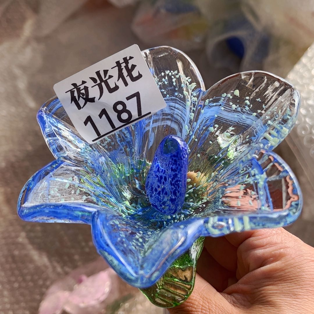 琉璃1187夜光 花瓶摆件