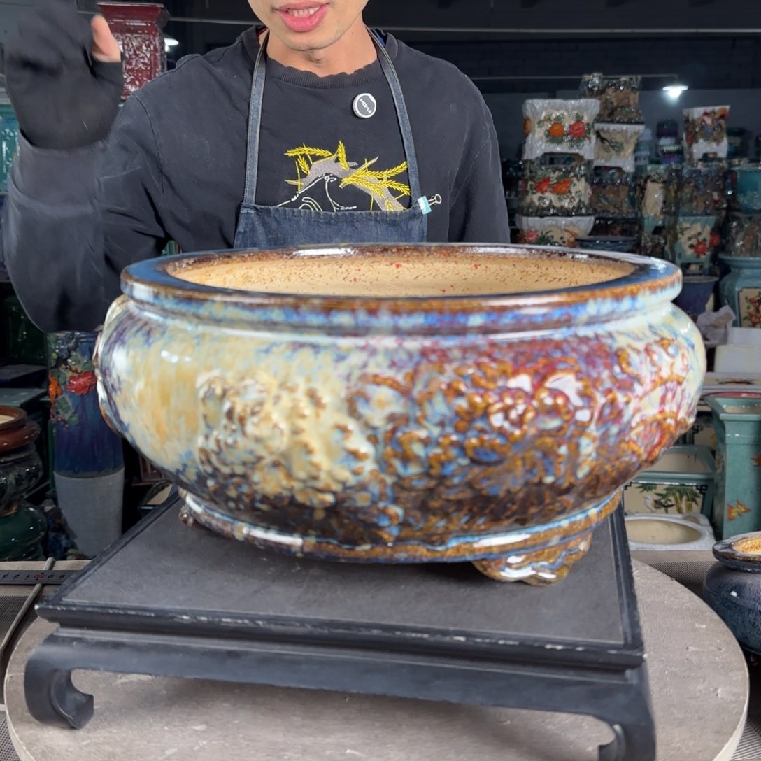 一风堂石湾花盆。508