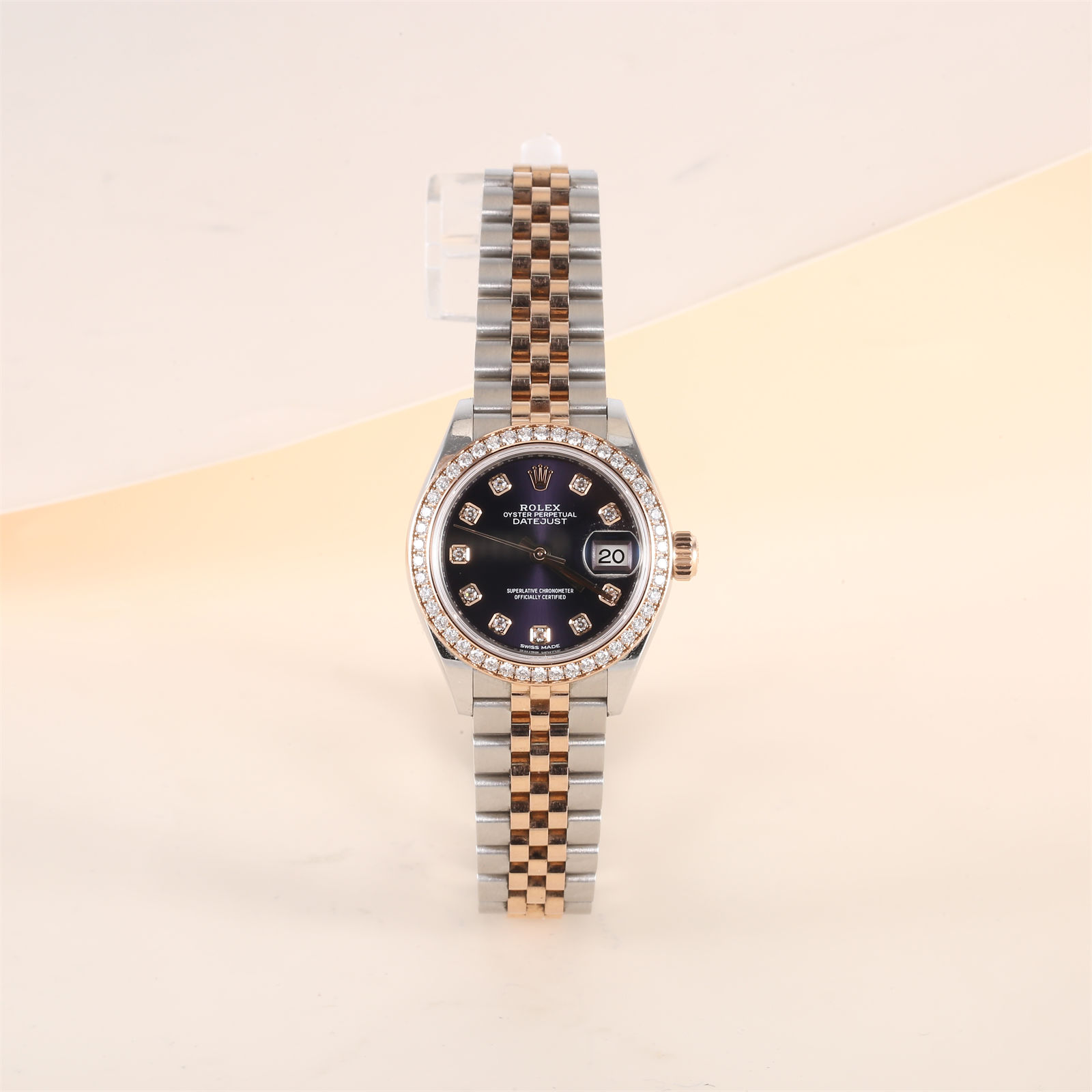 99新 Rolex/劳力士 小花柳 劳力士女装日志型自动机械手表