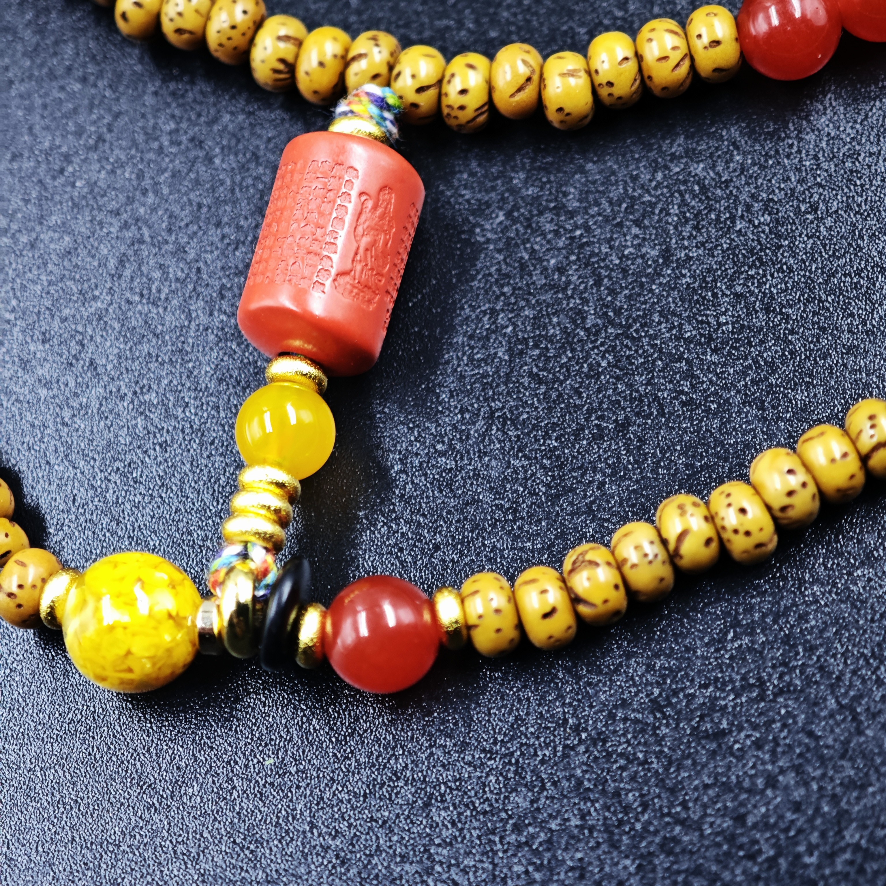 非金属木质项链 星月4mm海南老料多圈原创小众手链项链斜跨