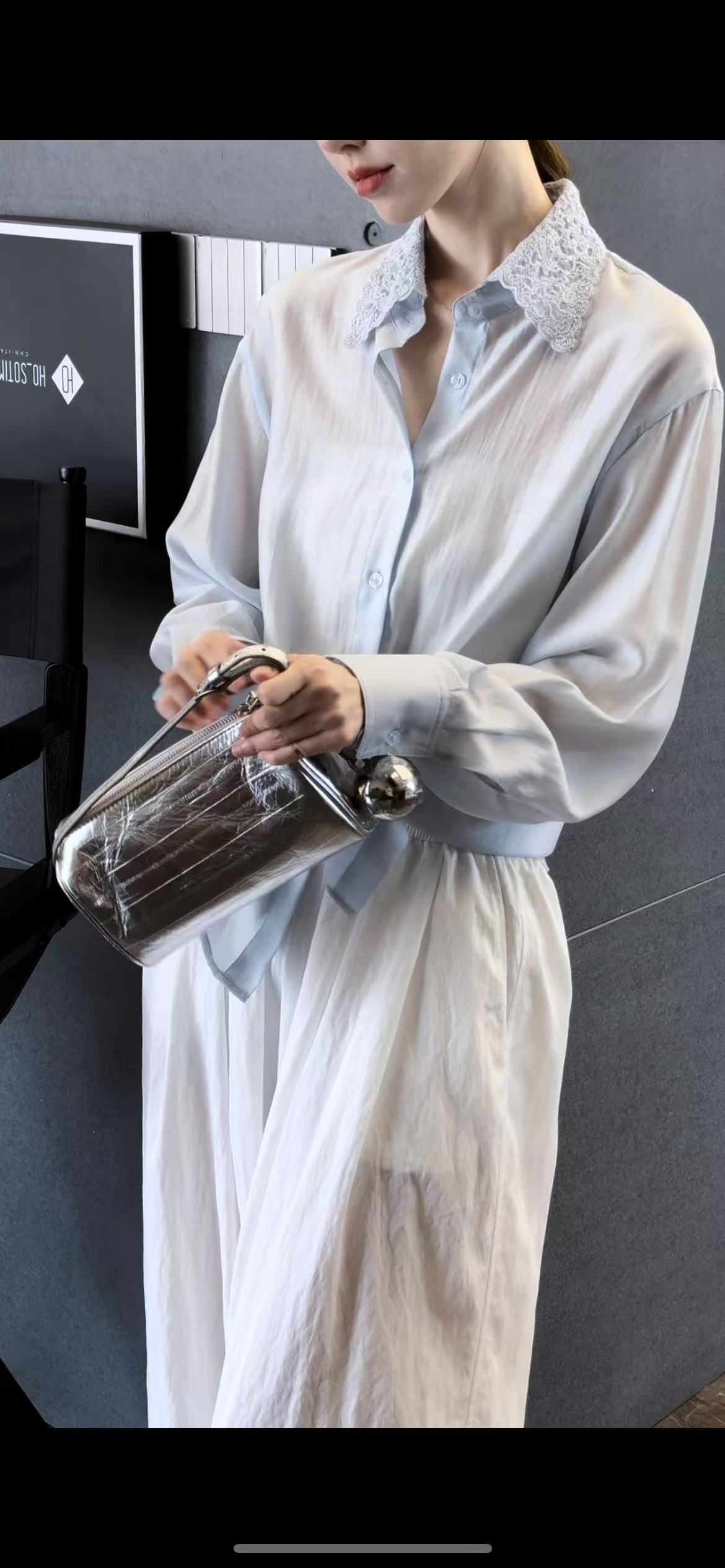 王姐专属-2025夏季新品流光多层设计感衬衫【R-3476】